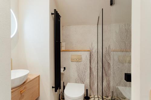 Ένα μπάνιο στο Apartmánový dom BiSou
