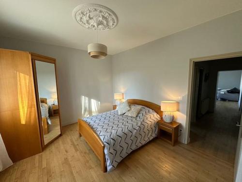 Postel nebo postele na pokoji v ubytování Maison périgourdine de charme