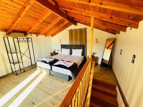 Postel nebo postele na pokoji v ubytování Casa di Mare e Giardino, Agios Stefanos, Corfu