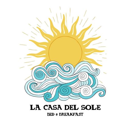 a vector illustration of a cloud with the sun and the sun behind it at LA CASA DEL SOLE - Beachfront B&B - Anzio in Anzio