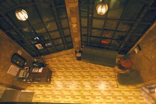 an overhead view of a lobby of a building at Devi Enterprises - Hotel Khems in Ooty