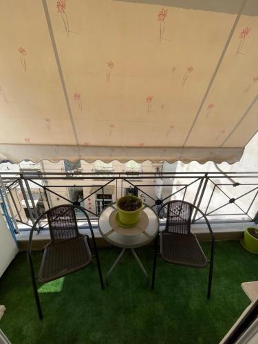 Balkón nebo terasa v ubytování Central Modern Apartment Volos ll