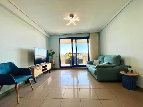 Posezení v ubytování Blue Beach Apartment+Oceanview+Private Parking