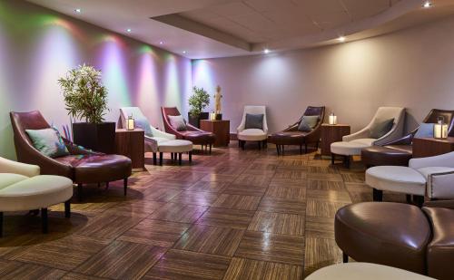 Χώρος καθιστικού στο Manchester Marriott Hotel Piccadilly
