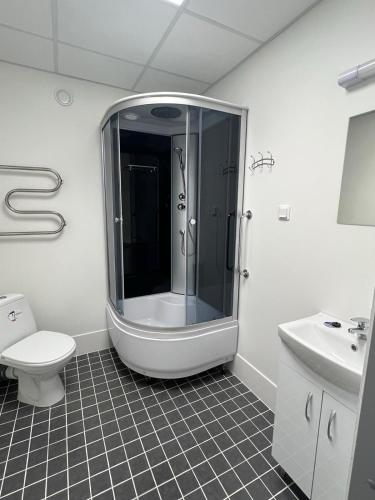 Ένα μπάνιο στο THH Apartments