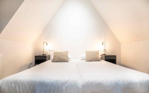 Postel nebo postele na pokoji v ubytování Hof Molenerve - gastenkamers en vakantiewoning