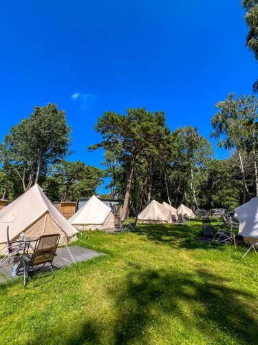 Un paisaje natural cerca del camping