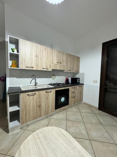 Η κουζίνα ή μικρή κουζίνα στο Villa a San Vito lo Capo Minaudo