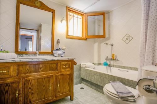 Koupelna v ubytování Agapi Villa