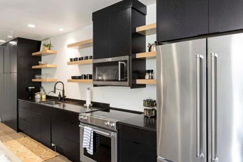 Kuchyň nebo kuchyňský kout v ubytování Zion Lofts Unit 4