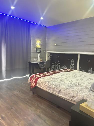 Katil atau katil-katil dalam bilik di Kuai Guestroom Brugge