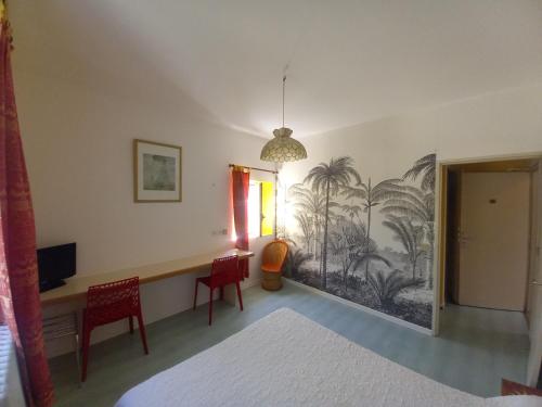 Postel nebo postele na pokoji v ubytování Hotel Acapulco