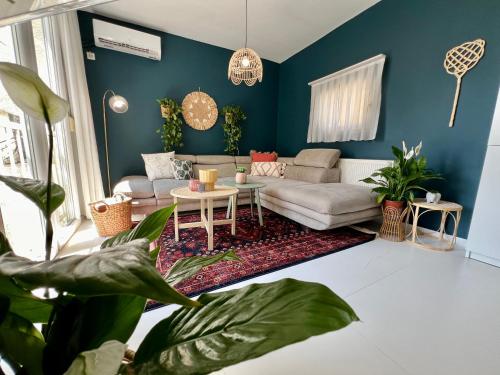 Prostor za sedenje u objektu Blue & Bright Central