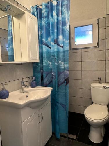 Ένα μπάνιο στο Studio Apartment