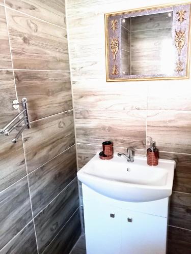 A bathroom at Apartmany a Chata Agy