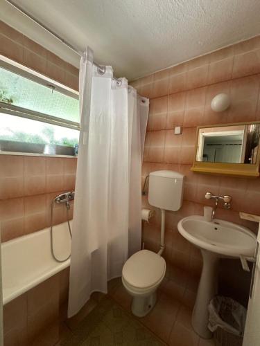 Koupelna v ubytování ASTAKOS apartments Budva