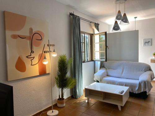 Posezení v ubytování Apartamentos Atalayas Extremadura