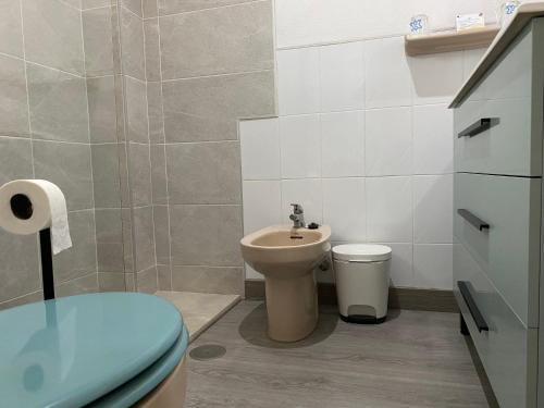 Koupelna v ubytování Apartamentos Atalayas Extremadura