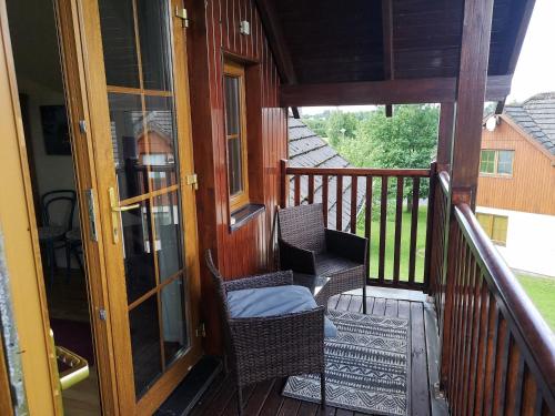 Balkón nebo terasa v ubytování Lakeside House in Drumshanbo
