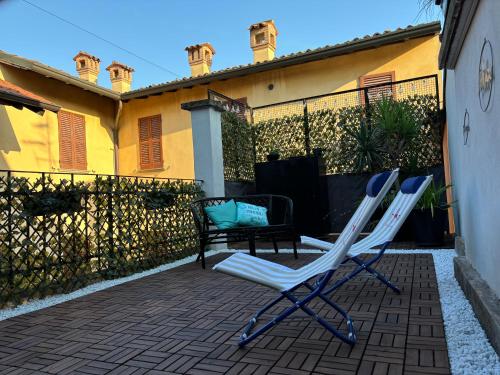 Balkón nebo terasa v ubytování La Terrazza in Centro