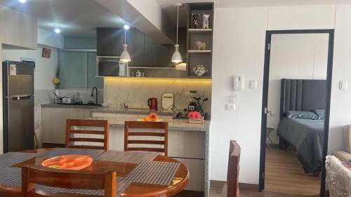 Køkken eller tekøkken på Los geranios