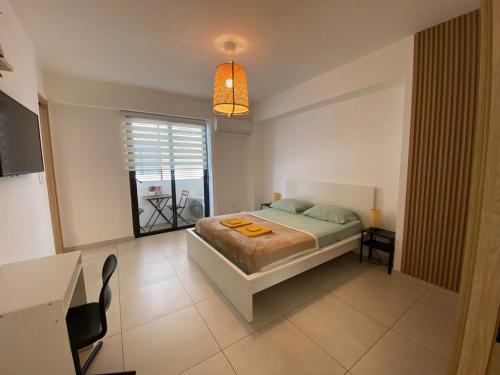 Postel nebo postele na pokoji v ubytování Acogedor Apartamento Céntrico