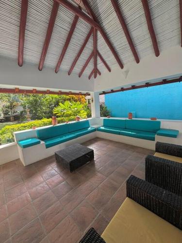 Χώρος καθιστικού στο Casa y piscina privada a 10 minutos de la Vega, Cundinamarca
