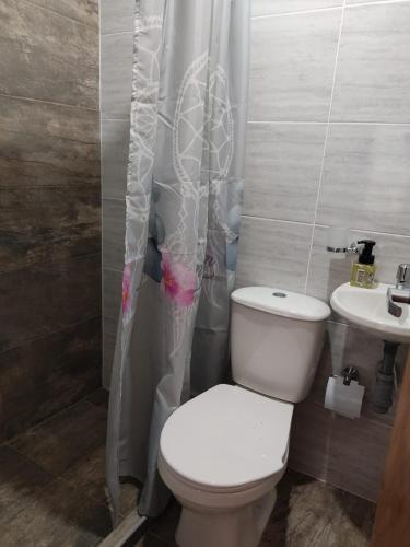 Koupelna v ubytování Casa El Cedral Hospedaje