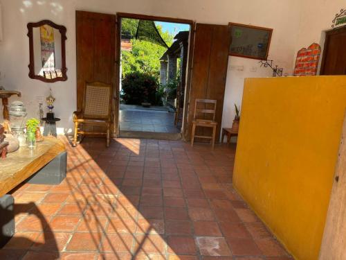 Balkón nebo terasa v ubytování La Casa del Viajero Mompos