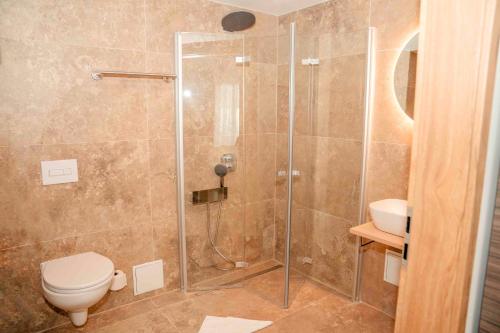 Koupelna v ubytování Central Hotel & Lounge Adult Only