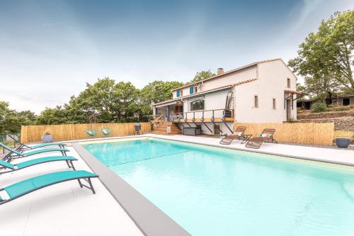 Πισίνα στο ή κοντά στο Domaine d'Orus - Piscine privée