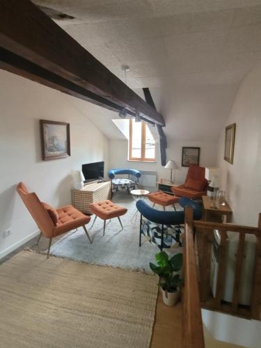 Gîte La CHOUETTE BASTIDETTE 휴식 공간