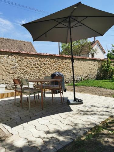 Patio nebo venkovní prostory v ubytování Les vergers de St Nicolas