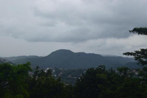 a view of a valley with trees and mountains at Namaya Nature in Kandy