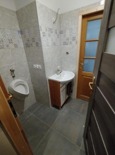 Koupelna v ubytování Studio nad S-ką