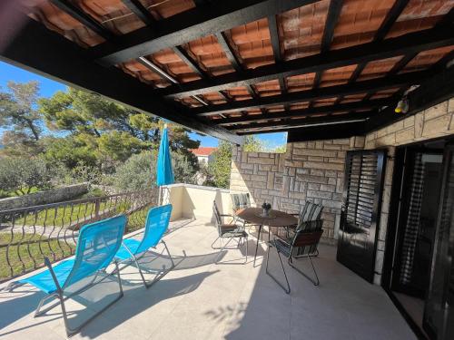 Balkoni atau teres di Holiday House Mia