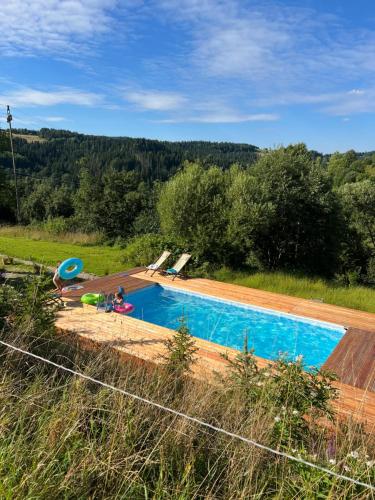 Góralskie domy w Łostówce