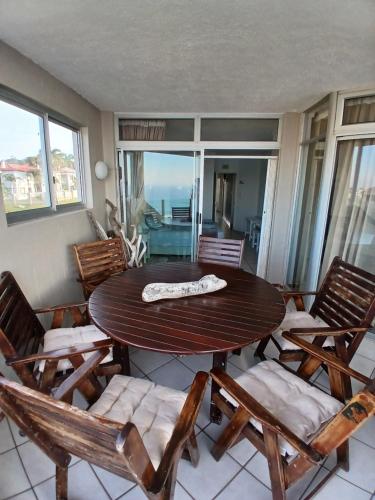 Posezení v ubytování Ocean view at 23 La Crete Sands Uvongo