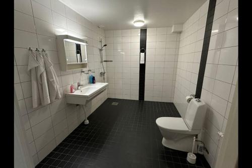 Koupelna v ubytování Nr3 På Spåret