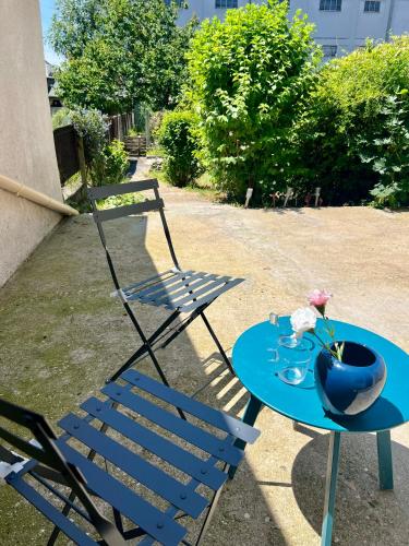 Сад в Studios modernes et chaleureux proche gare avec accès jardin