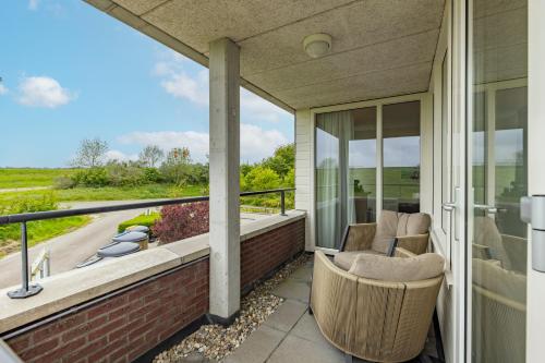 Balkón nebo terasa v ubytování Fletcher Wellness-Hotel Kamperduinen