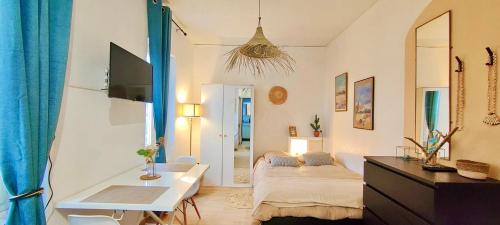 Joli studio à 1 minute de la mer