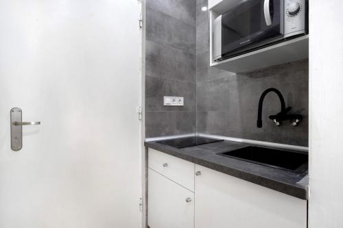 Kuchyň nebo kuchyňský kout v ubytování Apartamento Los Manantiales