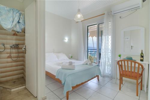 Ένα ή περισσότερα κρεβάτια σε δωμάτιο στο S7 apartment