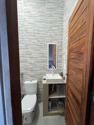 Bilik mandi di Triplex beach house
