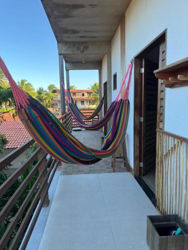 Balkoni atau teres di Triplex beach house