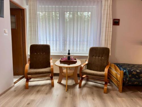 Χώρος καθιστικού στο Agroturystyka Nad Jeziorem Klocek w Borach Tucholskich