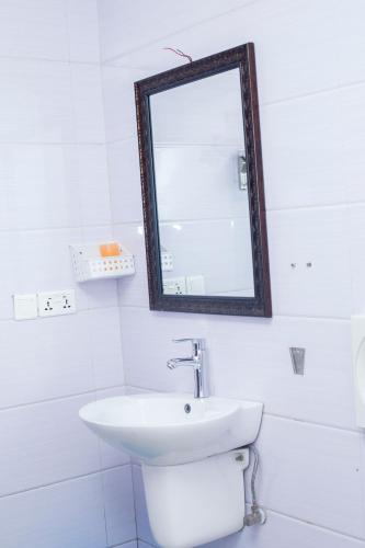 Ένα μπάνιο στο SANTA COLUMBUS APPARTEMENT