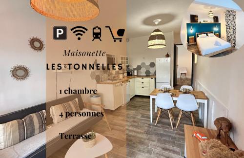 047- T2 Proche MBS, 4pers, Wifi, Parking, jardinet