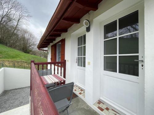 Ein Balkon oder eine Terrasse in der Unterkunft Elizabidea